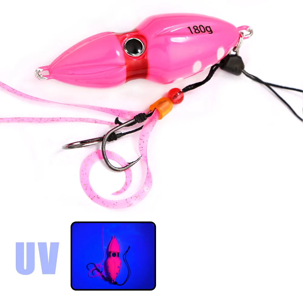 Chinese Factory Iron-Plate Lead Fish Night-Glow Artificial Lure ABS Pencil Lure - view 6