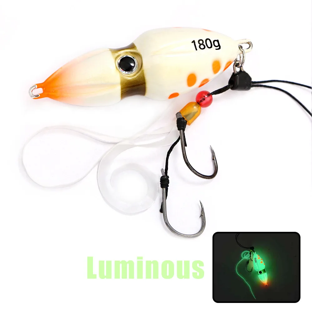 Chinese Factory Iron-Plate Lead Fish Night-Glow Artificial Lure ABS Pencil Lure - view 7