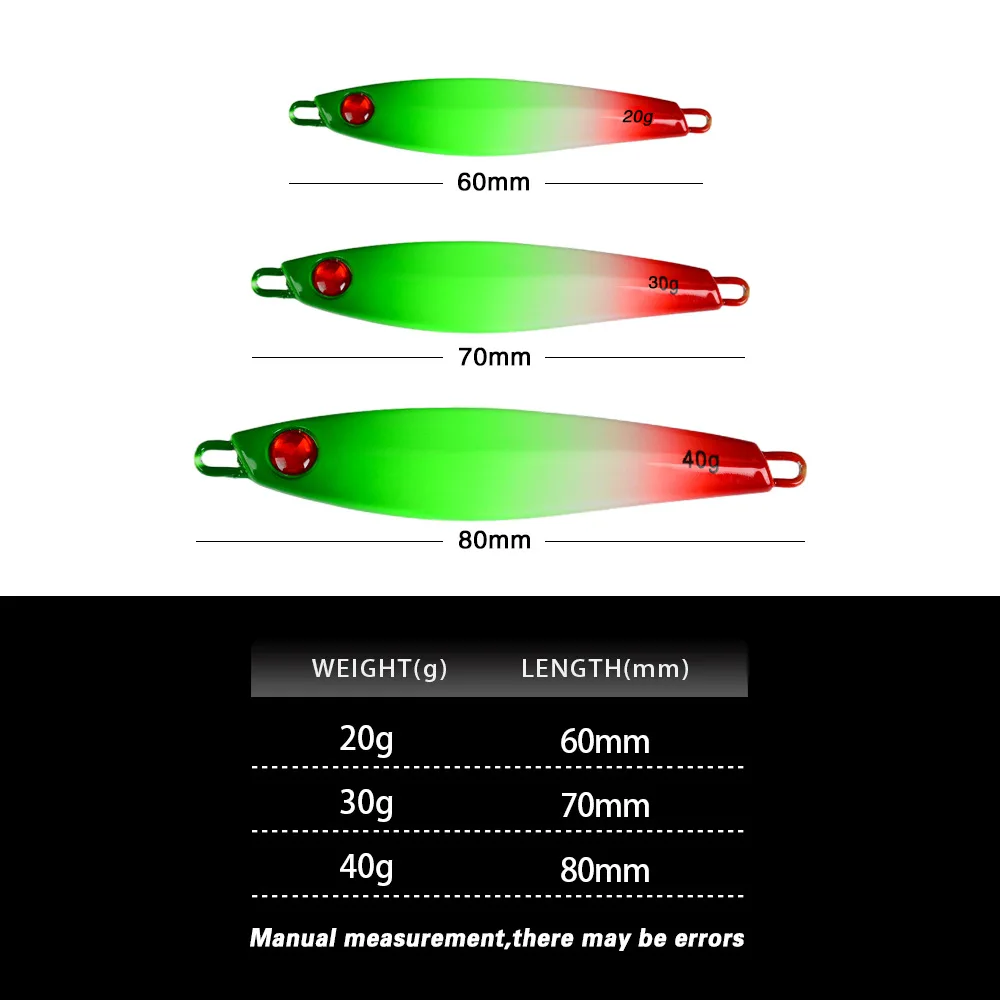 CHEERY Slow Pitch Jigging Metal Lead Jig Artificial Hard Bait for ABS Pencil Lure - view 7