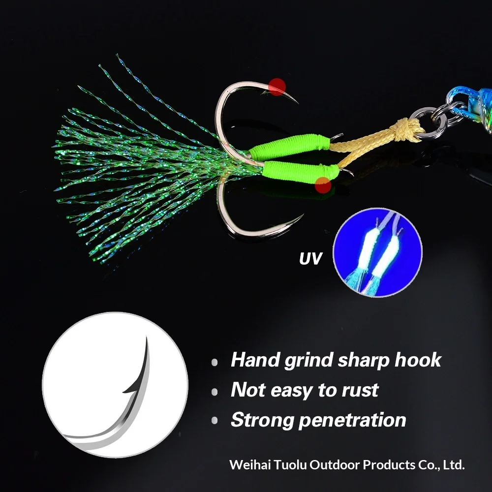 CHEERY Slow Pitch Jigging Metal Lead Jig Artificial Hard Bait for ABS Pencil Lure - view 11