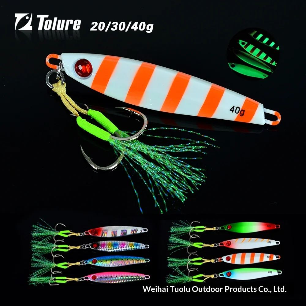 CHEERY Slow Pitch Jigging Metal Lead Jig Artificial Hard Bait for ABS Pencil Lure - view 12
