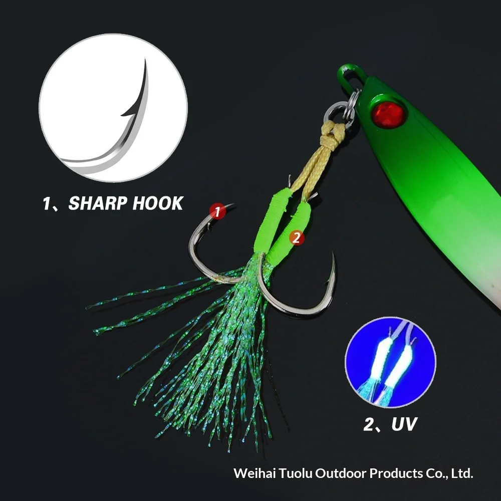 CHEERY Slow Pitch Jigging Metal Lead Jig Artificial Hard Bait for ABS Pencil Lure - view 13