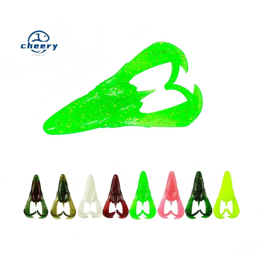 Cheery 15.5 g Soft PVC Silicone Frog Fishing Bait 90 mm Topwater