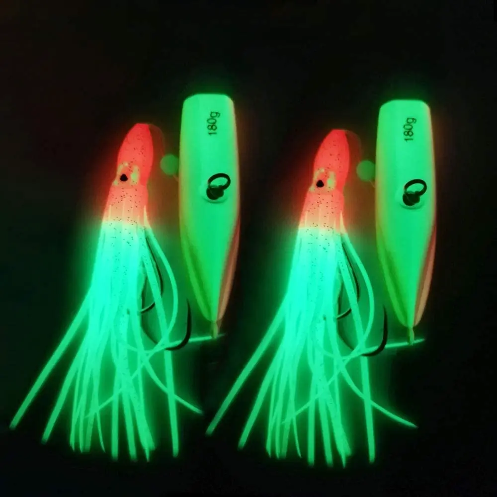 Cheery 40g-200g Fishing Bait Artificial Metal Octopus Squid ABS Pencil Lure - view 4