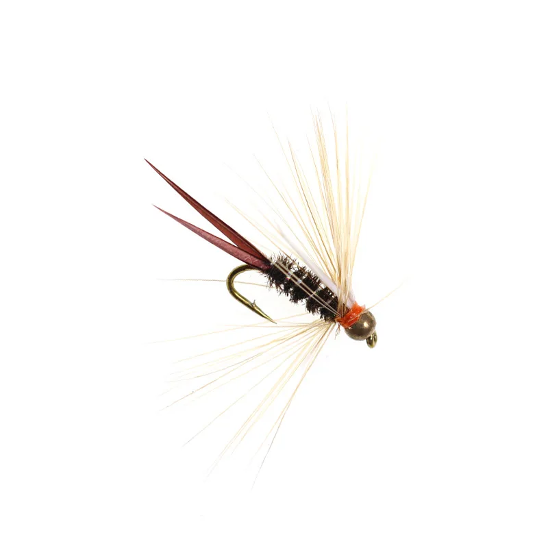 Psycho Purple Prince Nymph Beadhead Fly g Trout for River Soft Lure