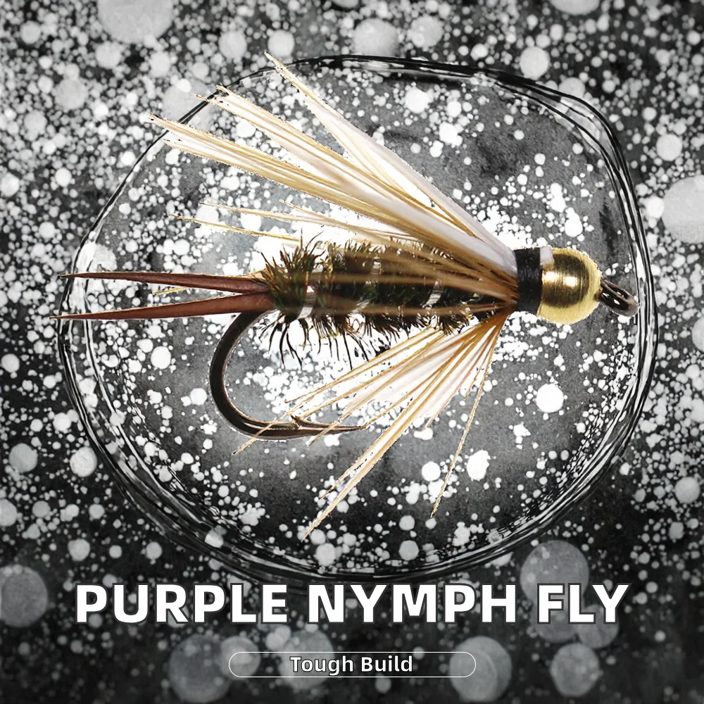 Psycho Purple Prince Nymph Beadhead Fly g Trout for River Soft Lure ABS Pencil Lure - view 4