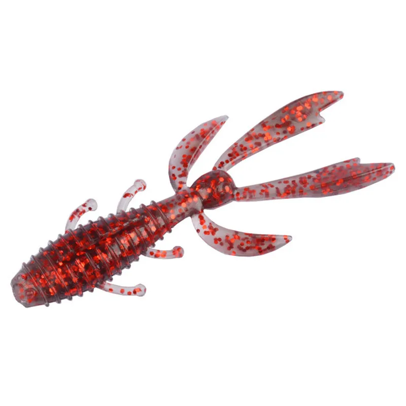 Shrimp Soft Worm TPE Fishing Bait Plastic Lure