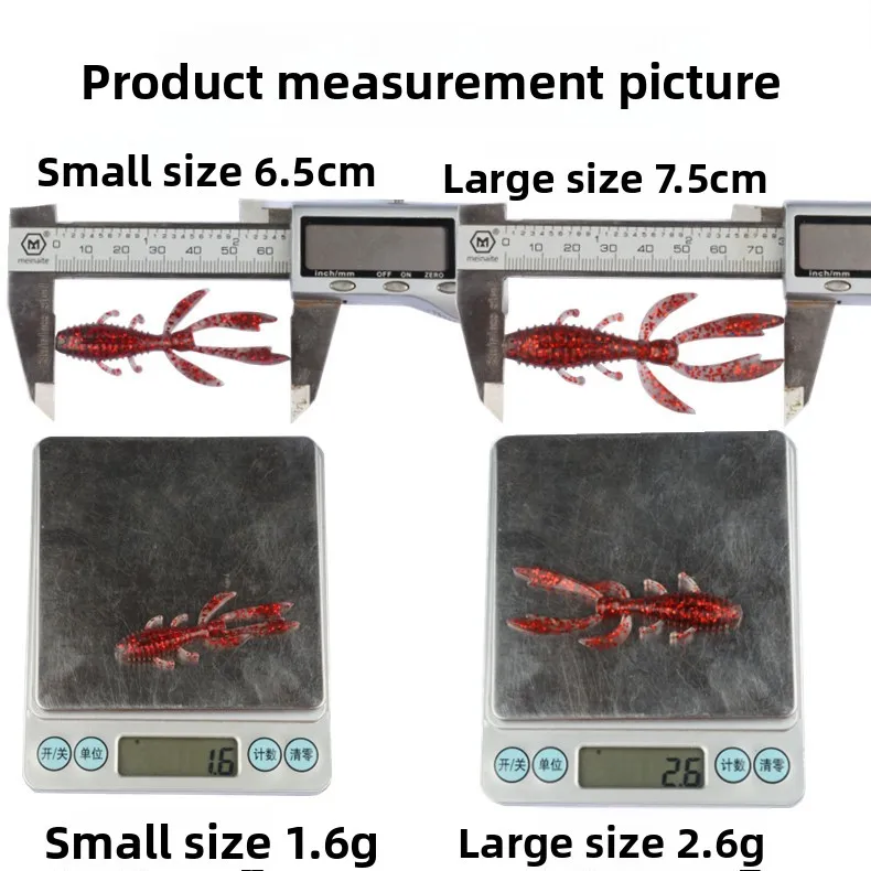 Shrimp Soft Worm TPE Fishing Bait Plastic Lure ABS Pencil Lure - detail 2