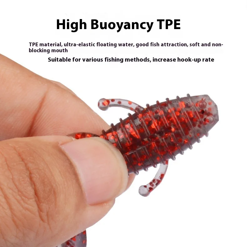 Shrimp Soft Worm TPE Fishing Bait Plastic Lure ABS Pencil Lure - detail 6