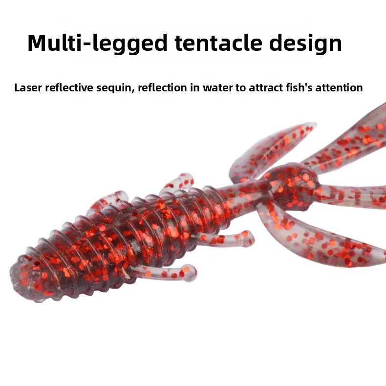 Shrimp Soft Worm TPE Fishing Bait Plastic Lure ABS Pencil Lure - detail 7