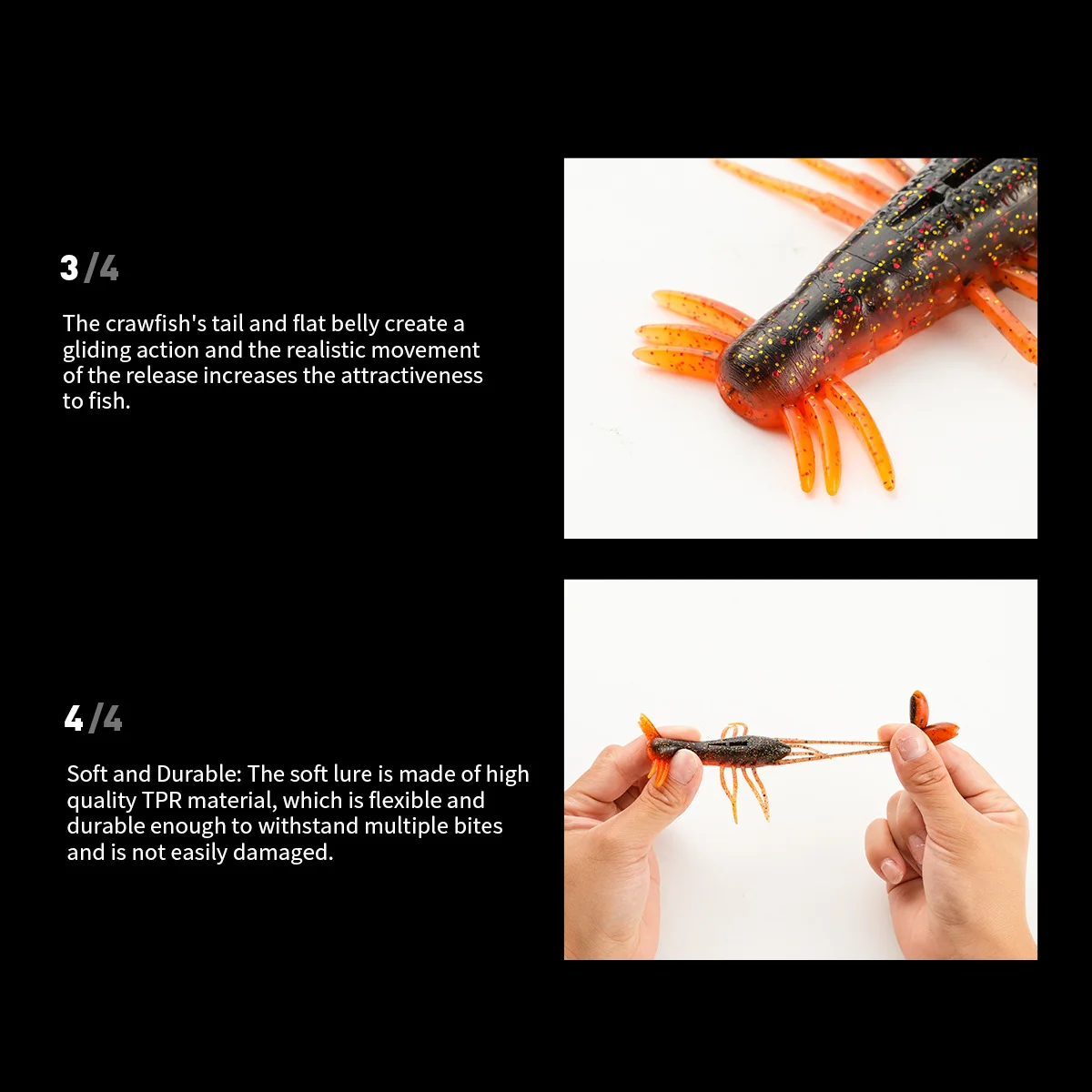Cheery 8 cm 8.7 g Silicone Shrimp Fishing Bait, for Carp ABS Pencil Lure - view 6