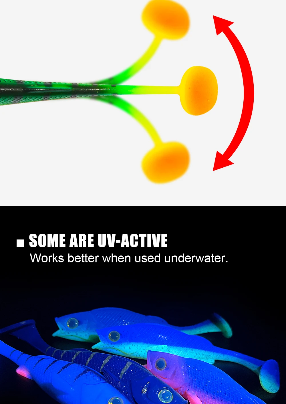 Cheey Spinopler Fishing Bait 7cm-14cm T Bass UV Rubber Shrimp ABS Pencil Lure - view 9