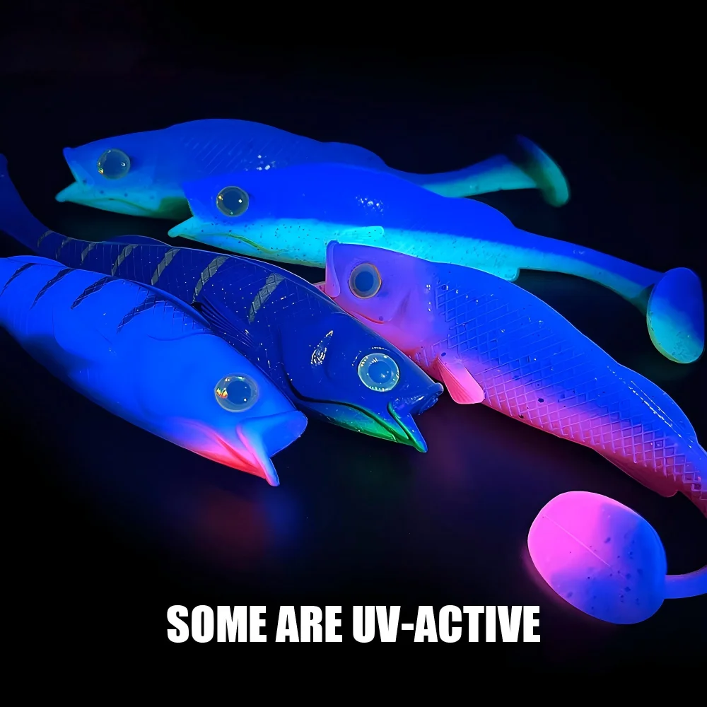 Cheey Spinopler Fishing Bait 7cm-14cm T Bass UV Rubber Shrimp ABS Pencil Lure - view 1