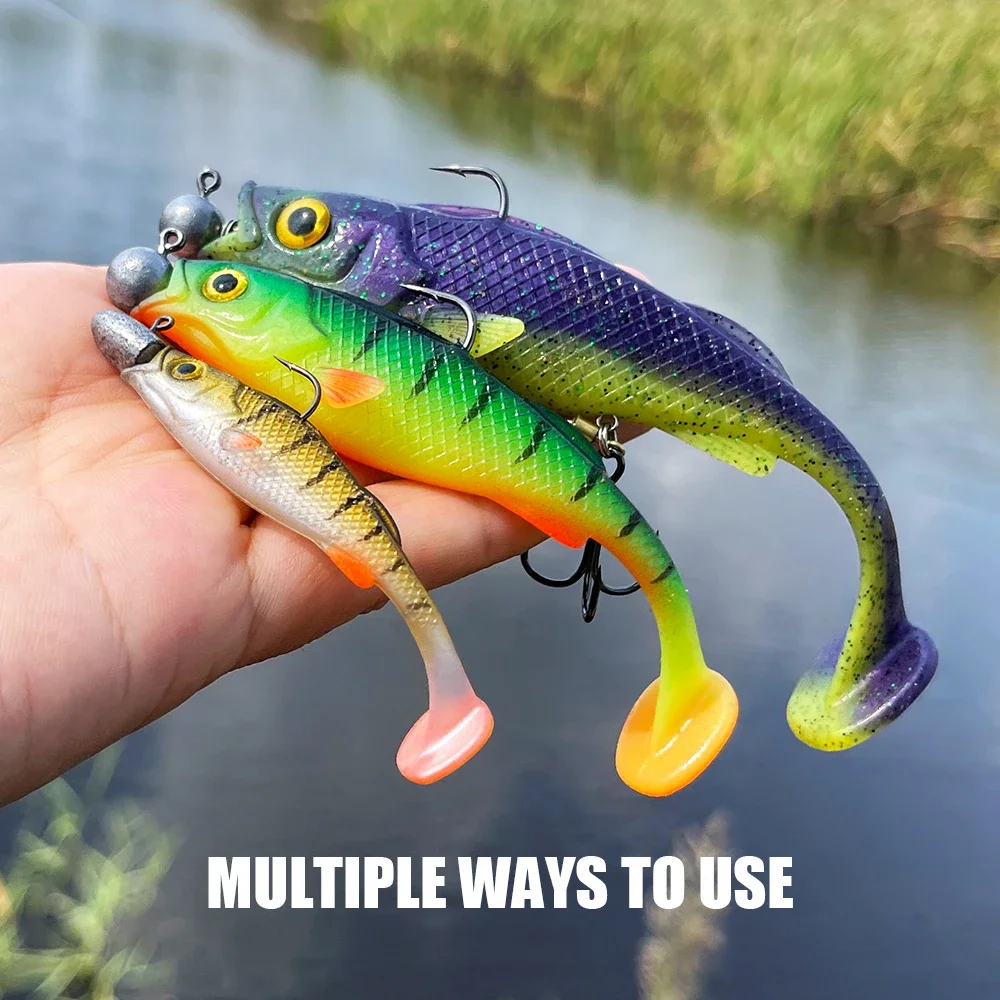 Cheey Spinopler Fishing Bait 7cm-14cm T Bass UV Rubber Shrimp ABS Pencil Lure - view 2