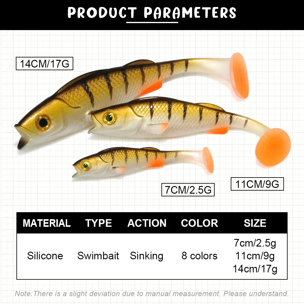 Cheey Spinopler Fishing Bait 7cm-14cm T Bass UV Rubber Shrimp ABS Pencil Lure - view 3