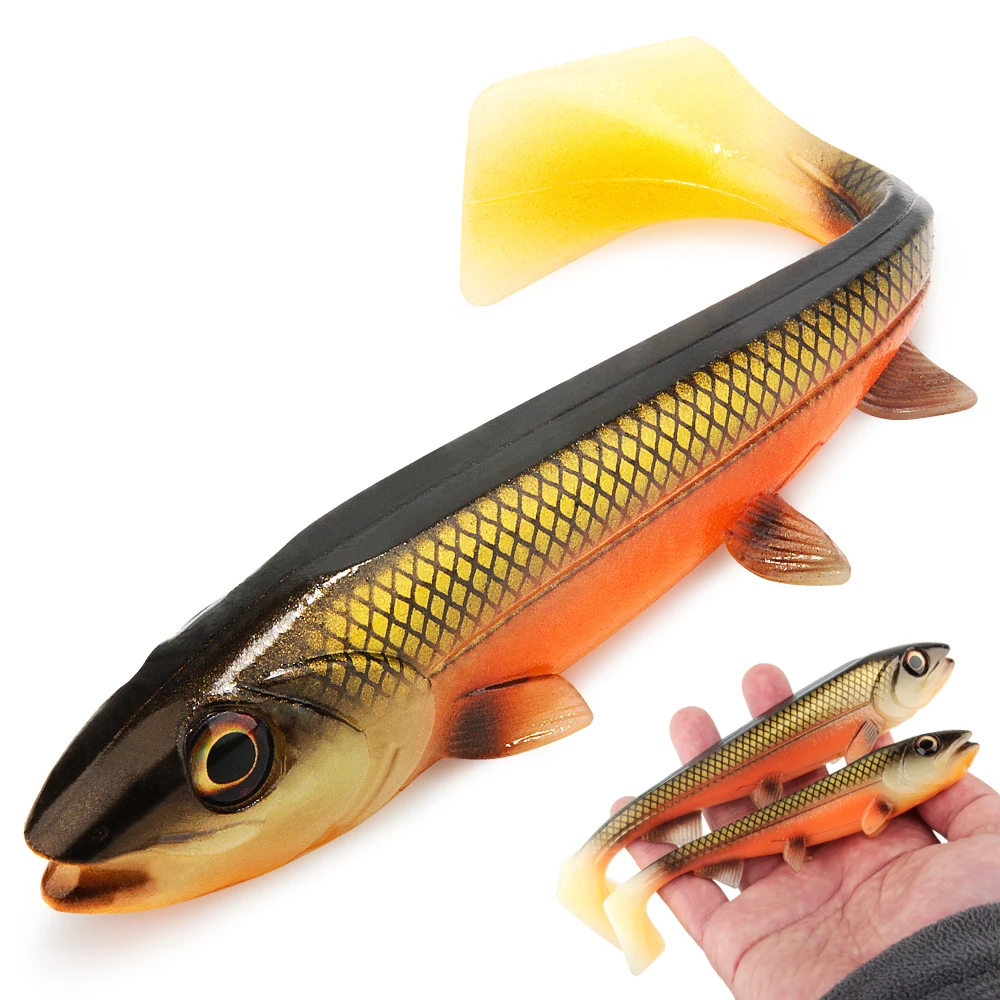 Spinpoler Fishing Bait 14cm/18cm Soft Shrimp Artificial Bass