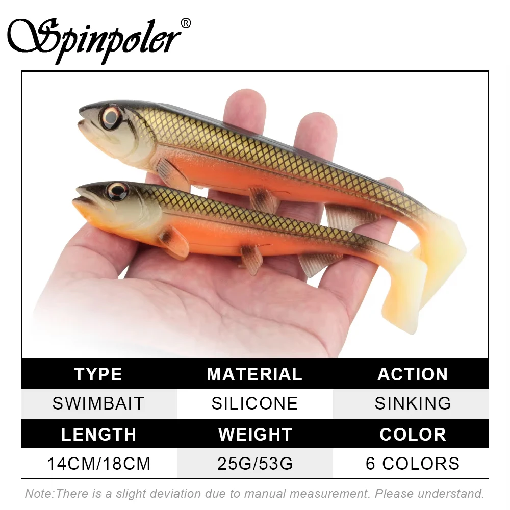 Spinpoler Fishing Bait 14cm/18cm Soft Shrimp Artificial Bass ABS Pencil Lure - view 1