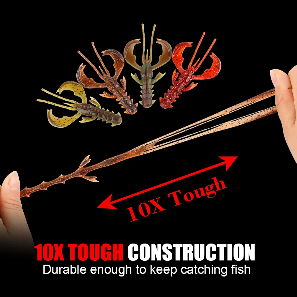 CHEERY Agile Shrimp Soft Lure UV TPE / TPR Floating Fishing Bait ABS Pencil Lure - view 2