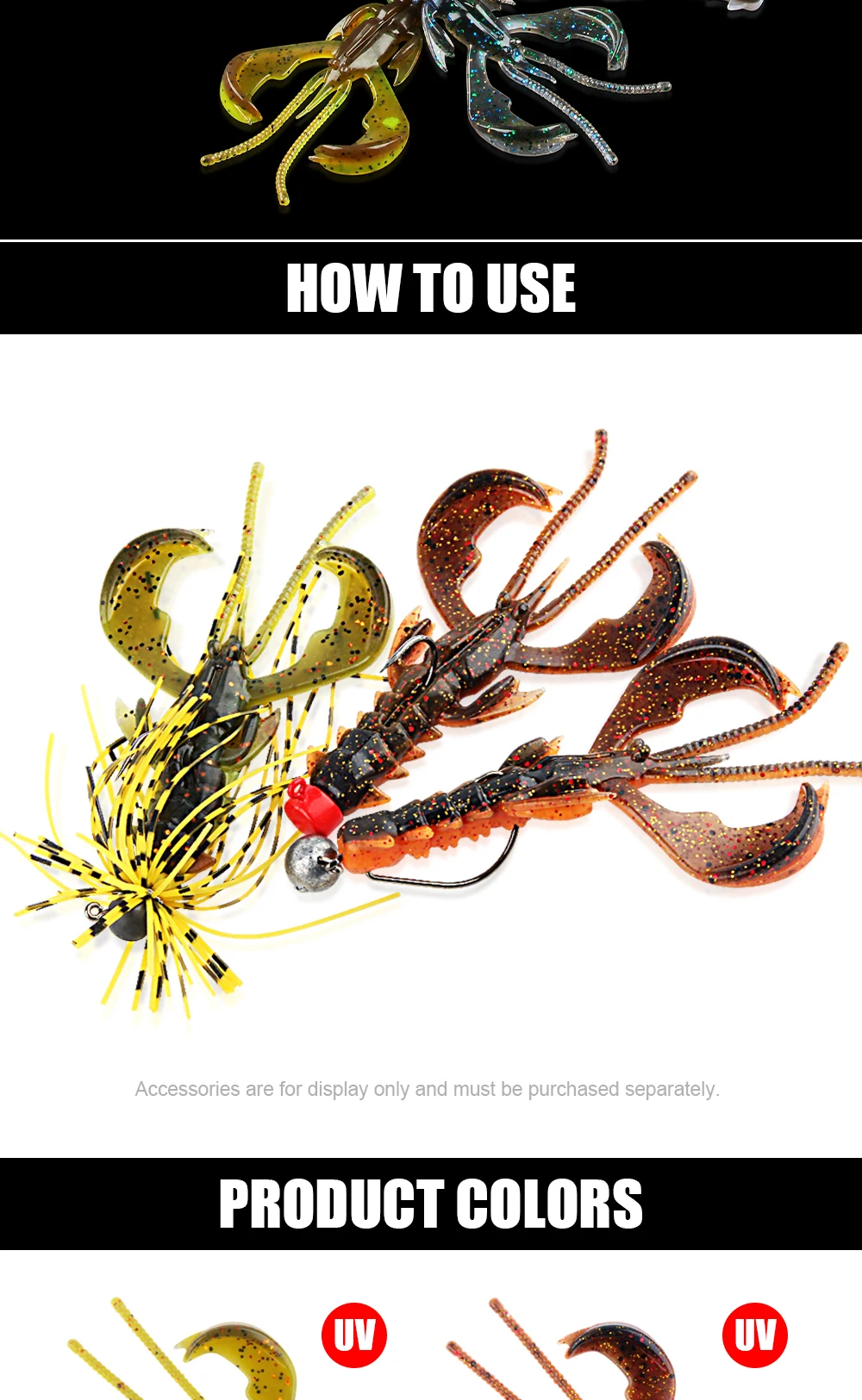 CHEERY Agile Shrimp Soft Lure UV TPE / TPR Floating Fishing Bait ABS Pencil Lure - view 11