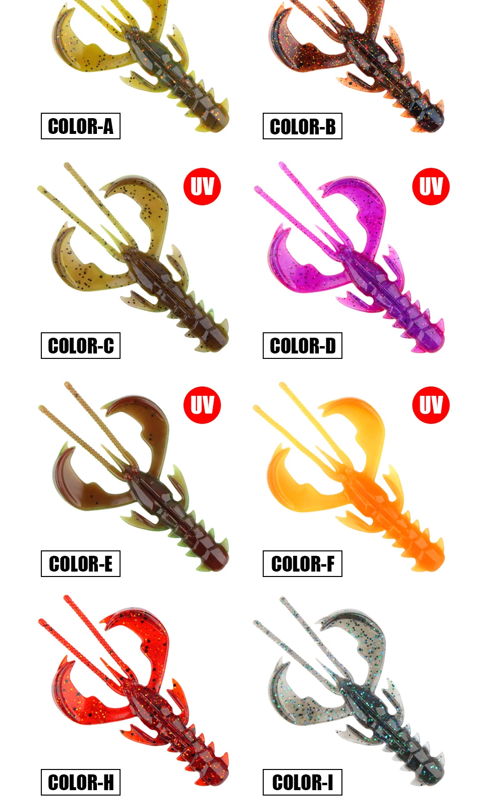 CHEERY Agile Shrimp Soft Lure UV TPE / TPR Floating Fishing Bait ABS Pencil Lure - view 12