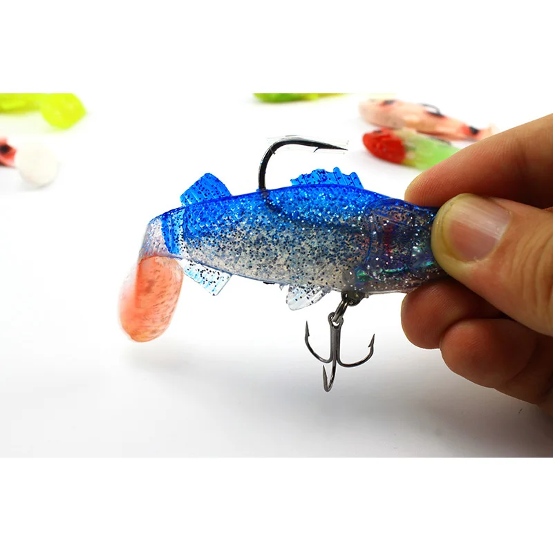 Noeby Stock Lead Head Soft Vibe Soft Lure ABS Pencil Lure - view 7