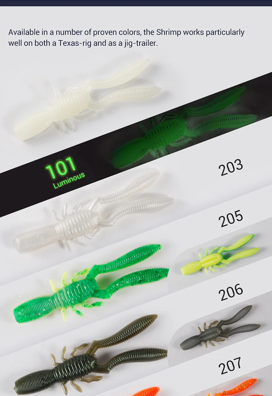 Soft Plastic Packed Shad Bass Fish Soft Lure ABS Pencil Lure - view 7