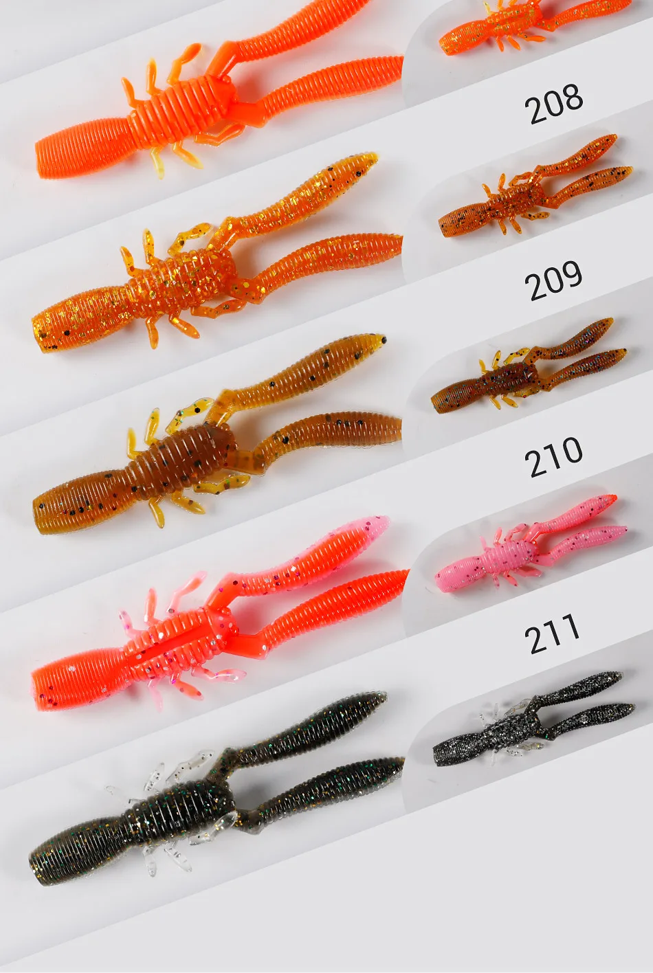Soft Plastic Packed Shad Bass Fish Soft Lure ABS Pencil Lure - view 8