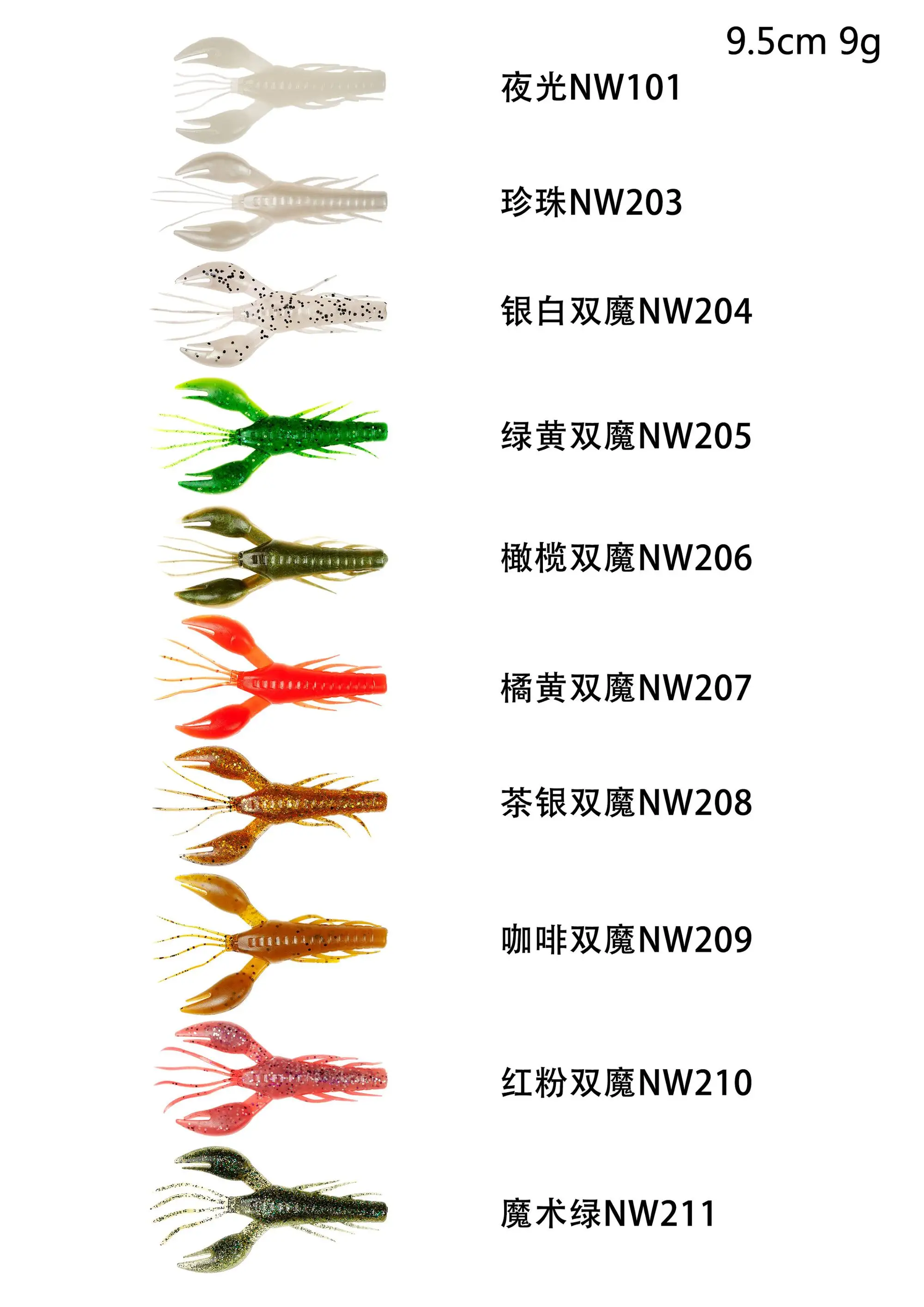 NOEBY Plastic Fishing Bait Shrimp Soft Swimbait ABS Pencil Lure - view 7