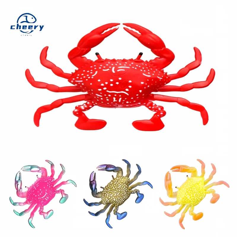 CHEERY 8cm 10g Soft TPR Fishing Bait Bass Pesca Isca Tool Grouper