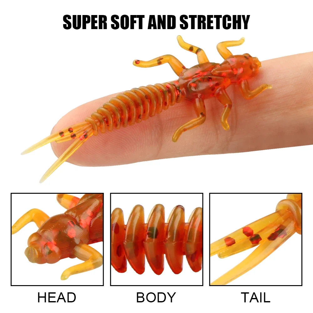 Spinpoler Fishing Bait Soft Lure 60 mm 1.4 g PVC Bass Trout ABS Pencil Lure - view 1