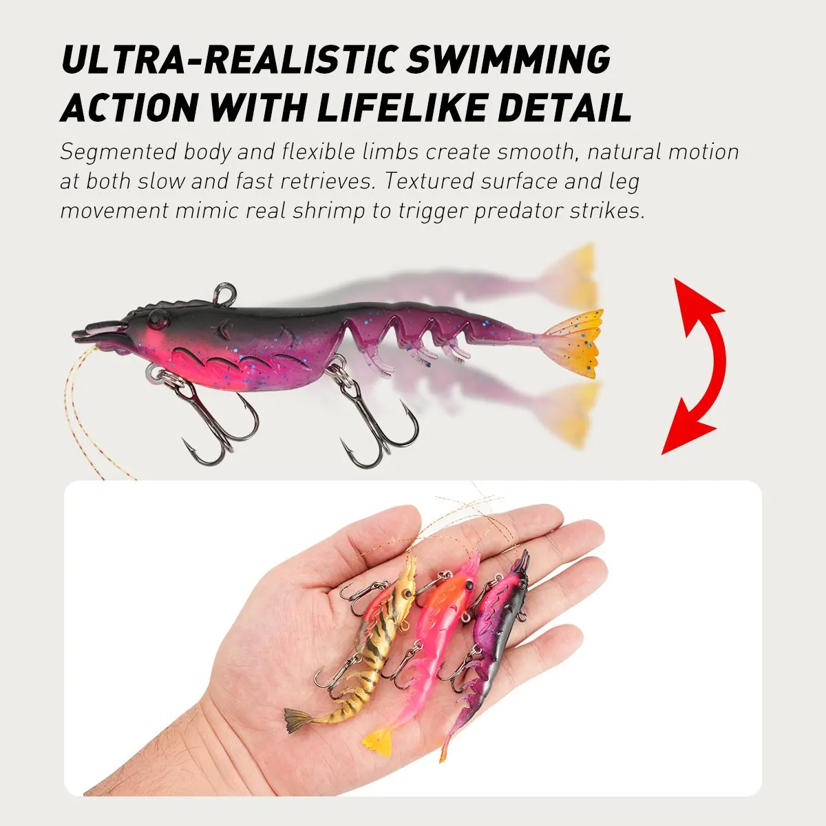 Cheery SNEDA Shrimp Fishing Bait 9.5 cm /11 g Plastic Ribbonfish, ABS Pencil Lure - view 9