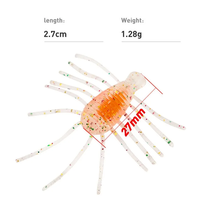 Cheery New TPR Glow in the Dark Fishing Bait 20 / 2.7 cm Soft ABS Pencil Lure - view 6