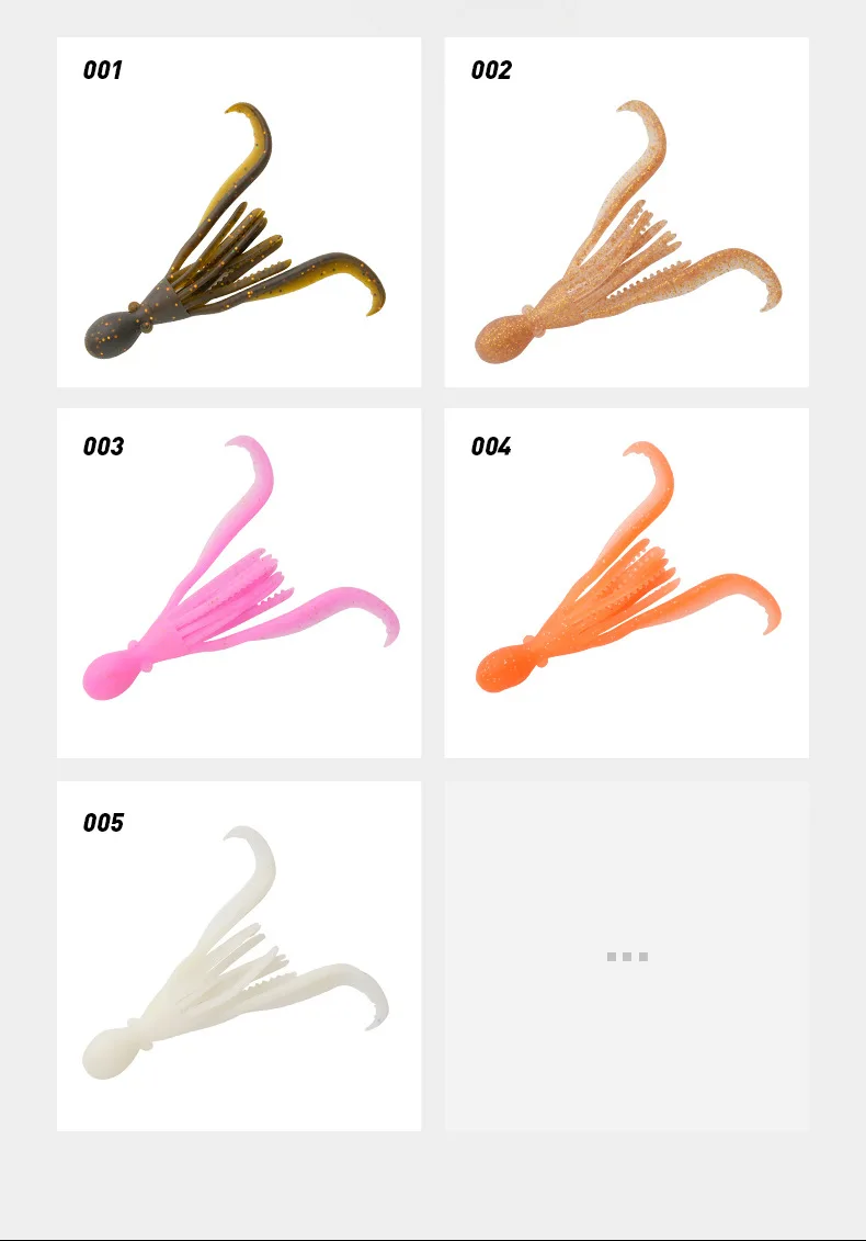 Cheery 4.9 g Squid Fishing Bait 5 Luminous 95 mm Soft TPR for ABS Pencil Lure - view 6