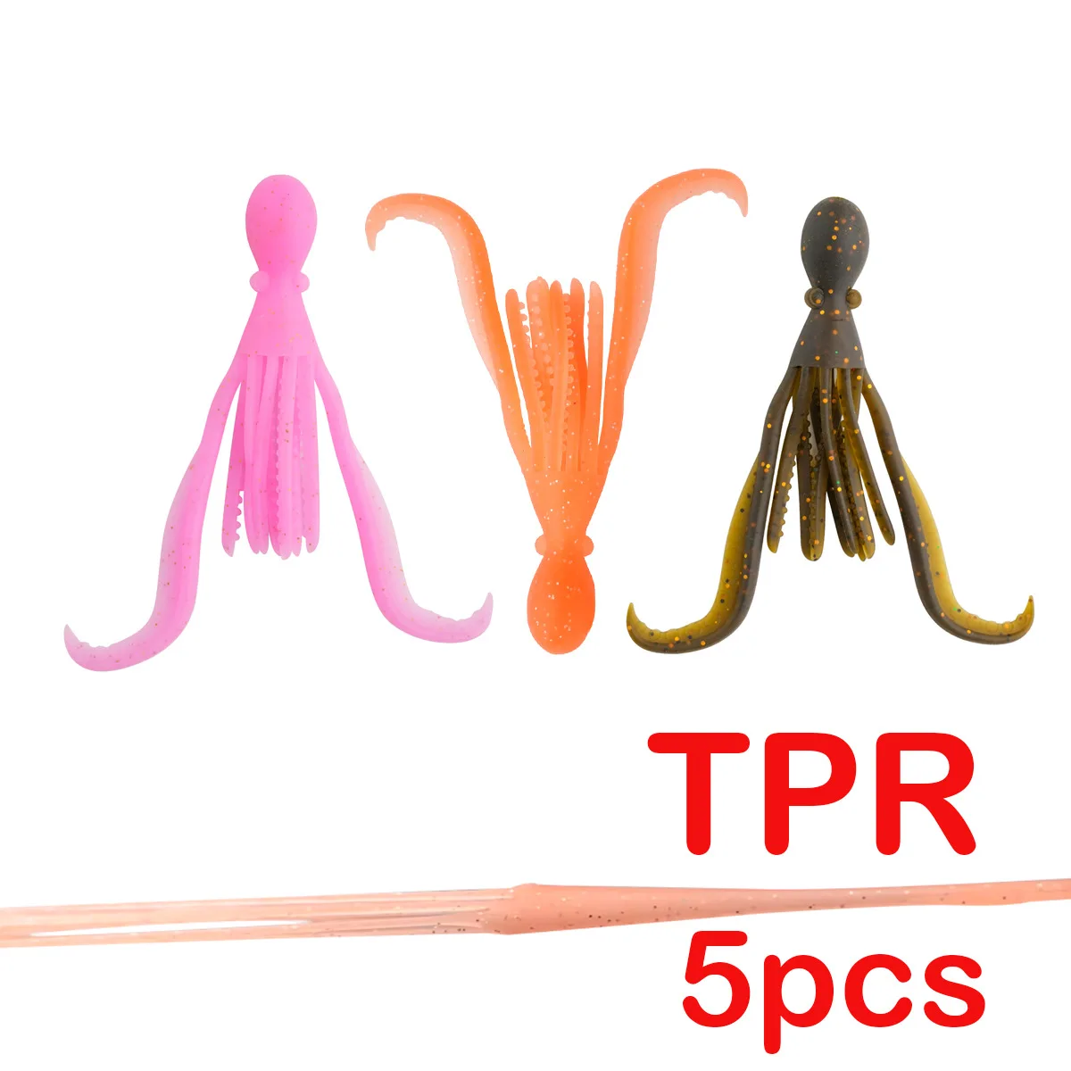 Cheery 4.9 g Squid Fishing Bait 5 Luminous 95 mm Soft TPR for ABS Pencil Lure - view 9
