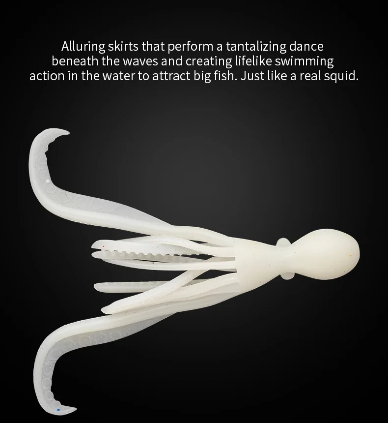 Cheery 4.9 g Squid Fishing Bait 5 Luminous 95 mm Soft TPR for ABS Pencil Lure - view 13