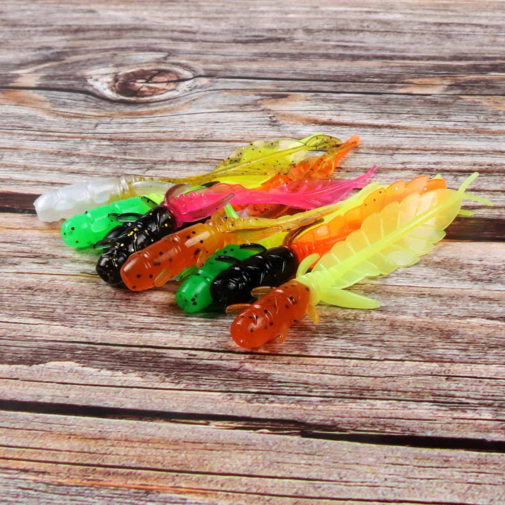 Cheery 5cm/7.5cm Colour Plastic Soft Worm Lure Fishing Bait ABS Pencil Lure - view 3