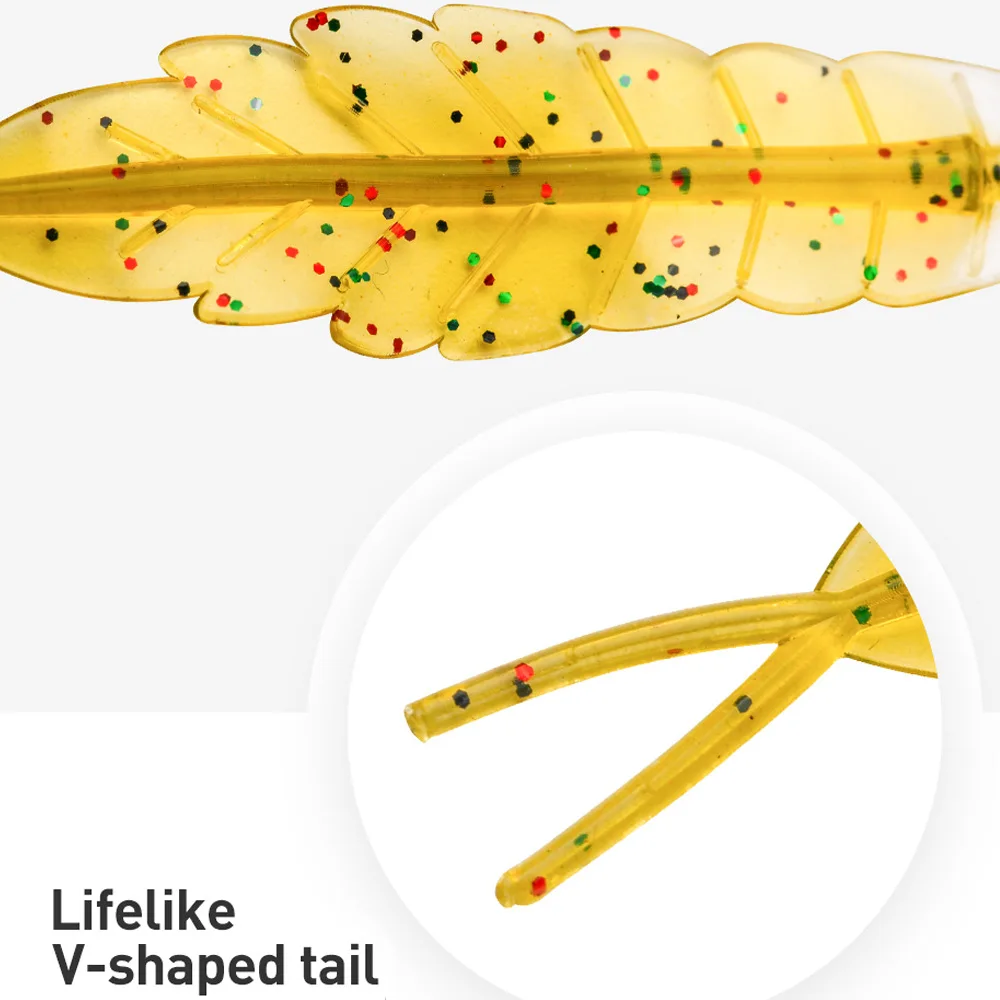 Cheery 5cm/7.5cm Colour Plastic Soft Worm Lure Fishing Bait ABS Pencil Lure - view 4