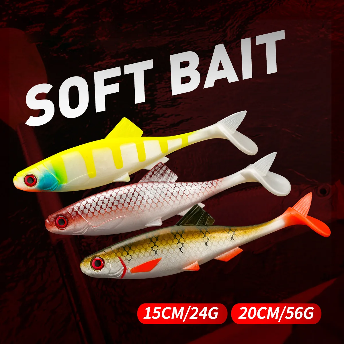 Cheery 15cm/20cm Plastic Fishing Bait - Sea Soft Lure Bottom ABS Pencil Lure - view 5