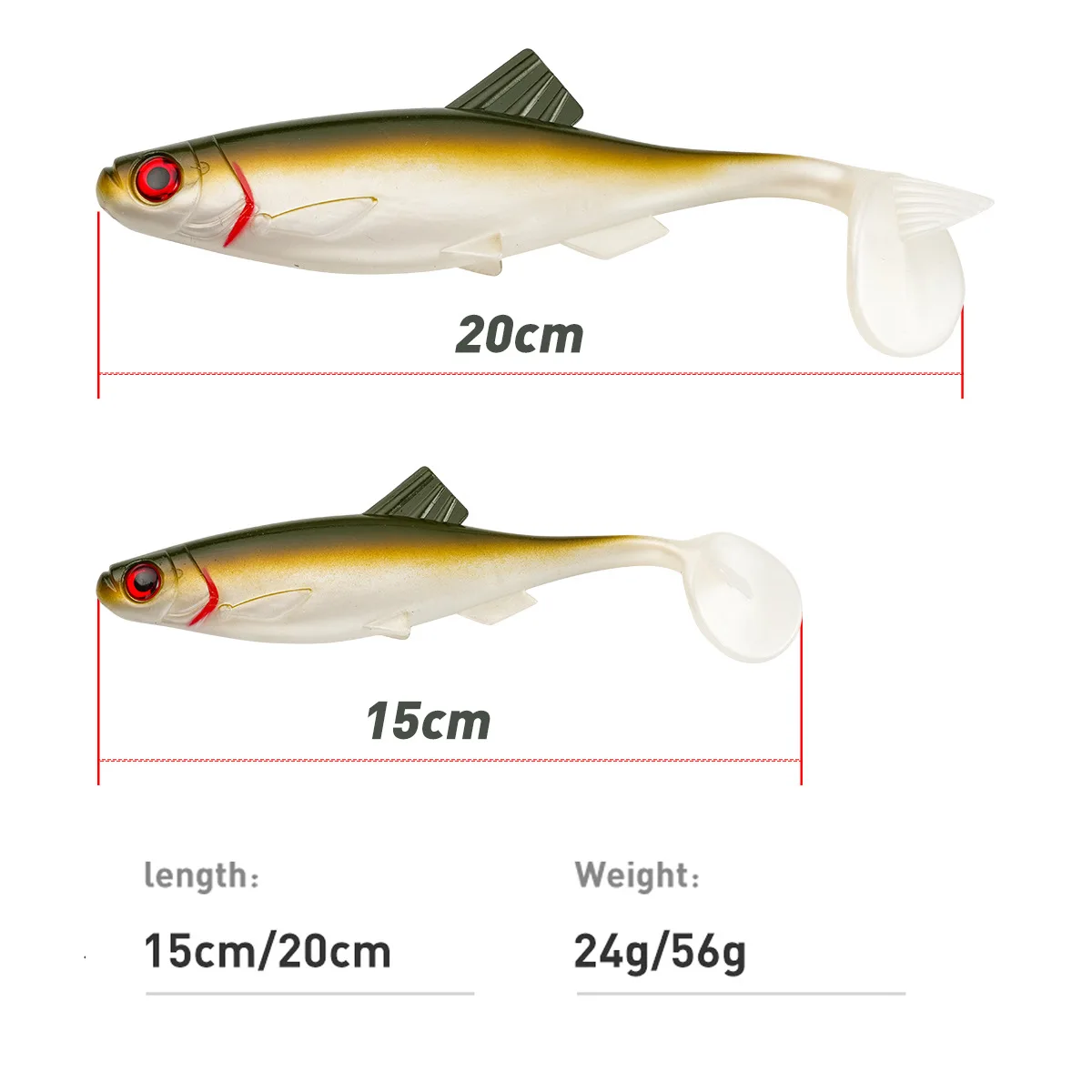 Cheery 15cm/20cm Plastic Fishing Bait - Sea Soft Lure Bottom ABS Pencil Lure - view 7