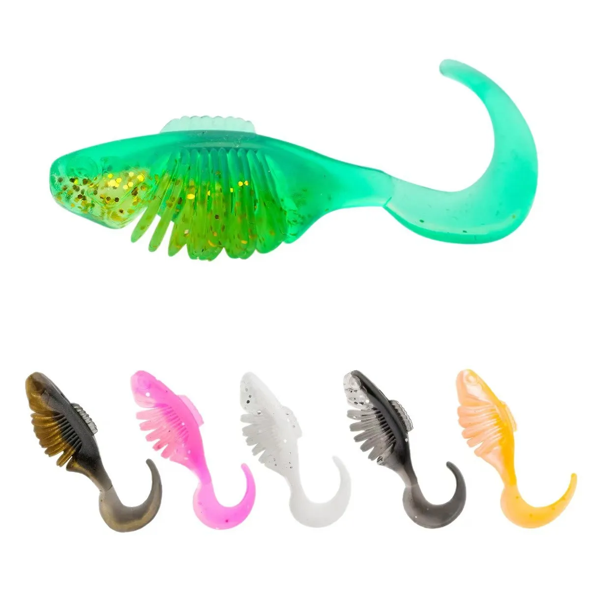 Cheery 15 / 4.5 cm Soft Lure Curly Tail Fishing Bait, for