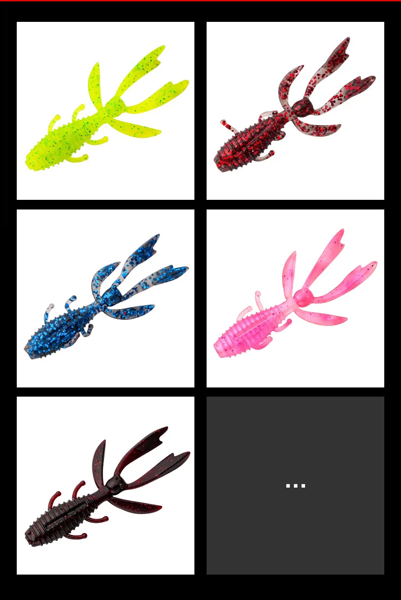 Cheery TPR Shrimp 10 1.7g/6cm 2.5g/7.2cm Soft Lure Fishing Bait ABS Pencil Lure - view 4