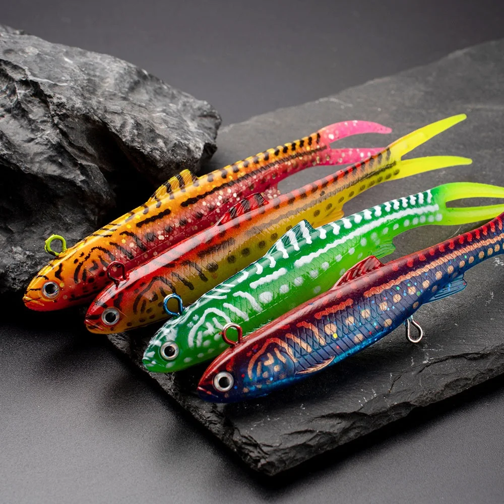 Cheery Fork Tail Lead Head Jig Lure Fishing Bait, Blade, for Bass ABS Pencil Lure - view 7