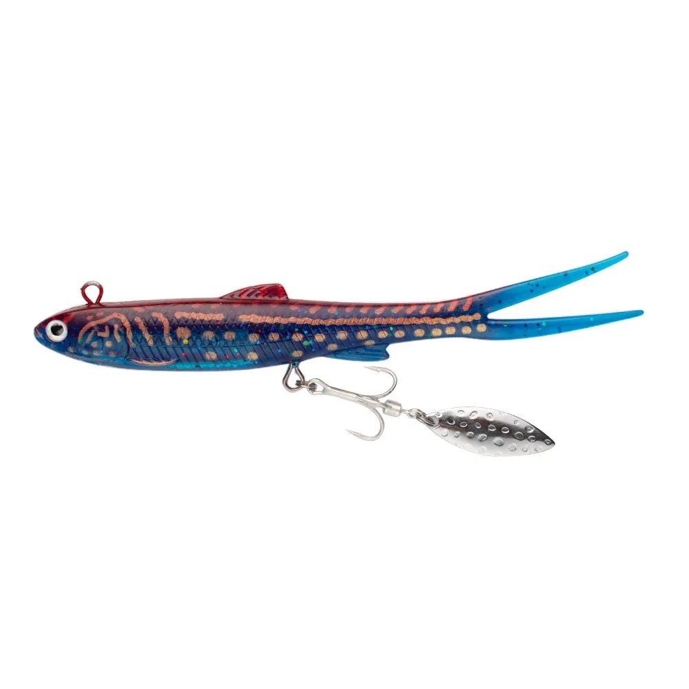 Cheery Fork Tail Lead Head Jig Lure Fishing Bait, Blade, for Bass ABS Pencil Lure - view 14
