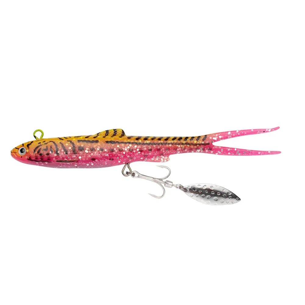 Cheery Fork Tail Lead Head Jig Lure Fishing Bait, Blade, for Bass ABS Pencil Lure - view 15
