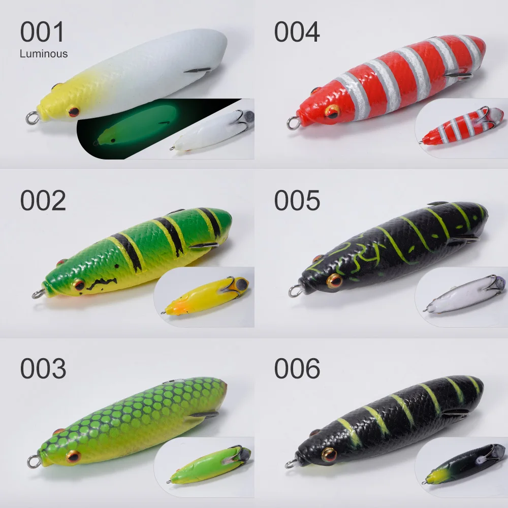 Wholesale Soft Artificial Rubber Fishing Frog ABS Pencil Lure - view 14