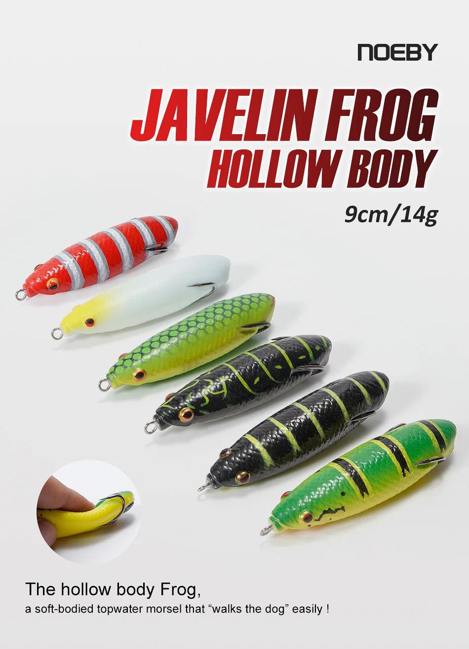 Wholesale Soft Artificial Rubber Fishing Frog ABS Pencil Lure - view 2
