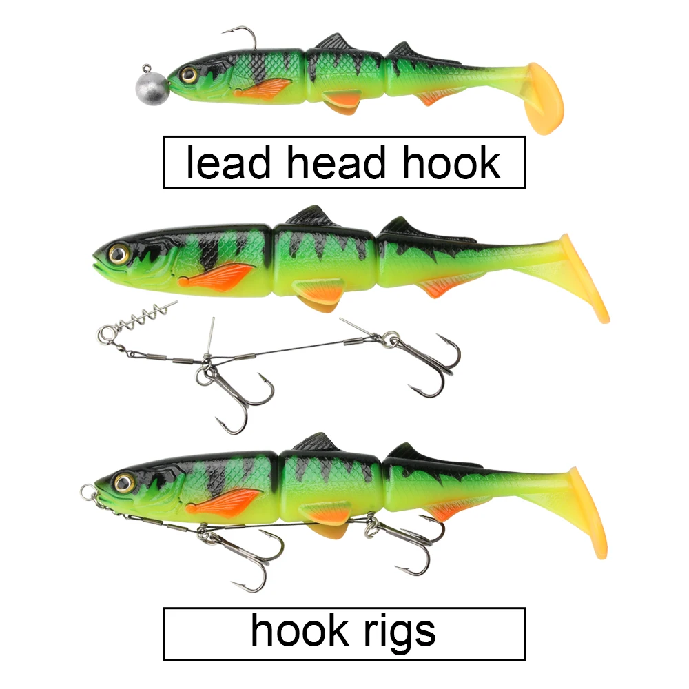 Spinpoler T Tail PVC Soft Lure Fishing Bait 16cm 22cm Sea Plastic ABS Pencil Lure - view 5
