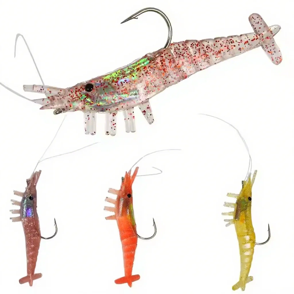 3pcs Luya 10g/8.5 cm Silicone Shrimp Hooks Soft ABS Pencil Lure - view 11