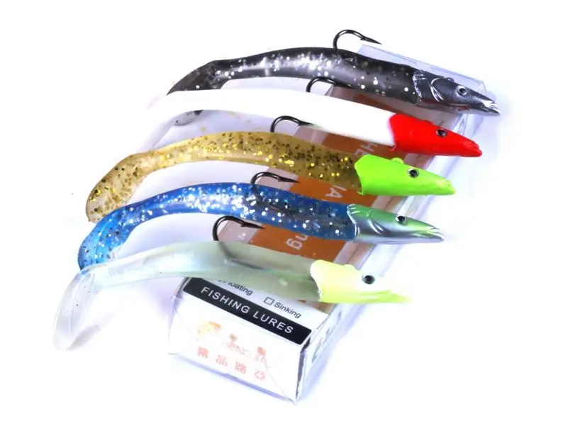 Lead Soft Lure Silicone Plastic Fishing Bait 19g 11 cm