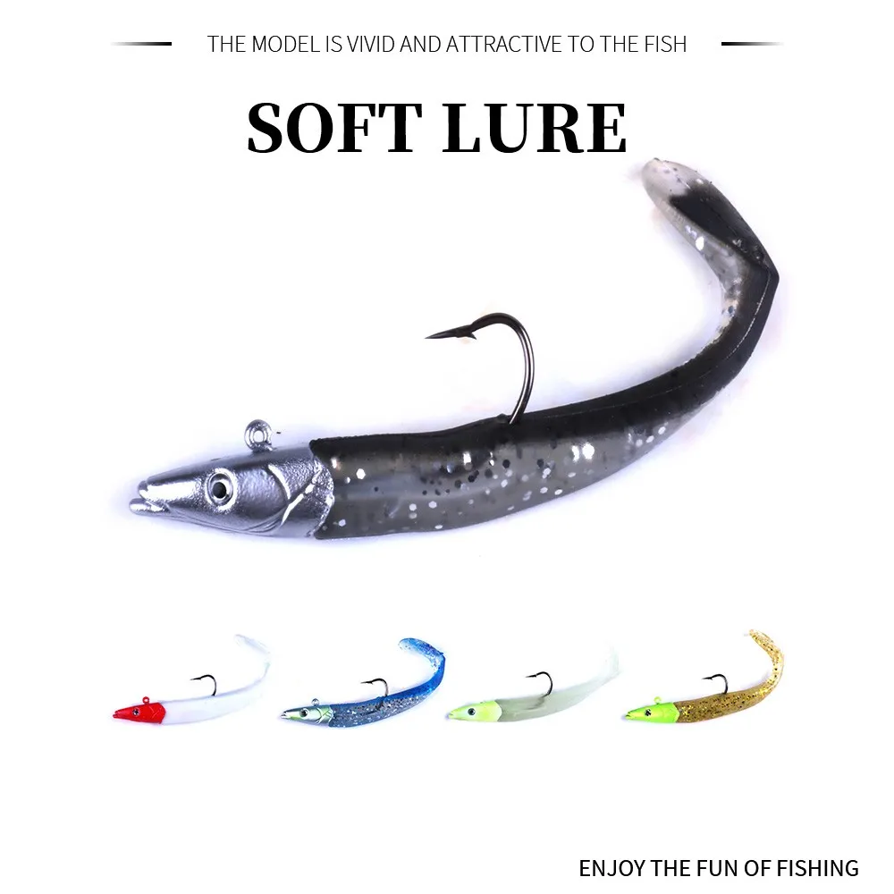 Lead Soft Lure Silicone Plastic Fishing Bait 19g 11 cm ABS Pencil Lure - view 14